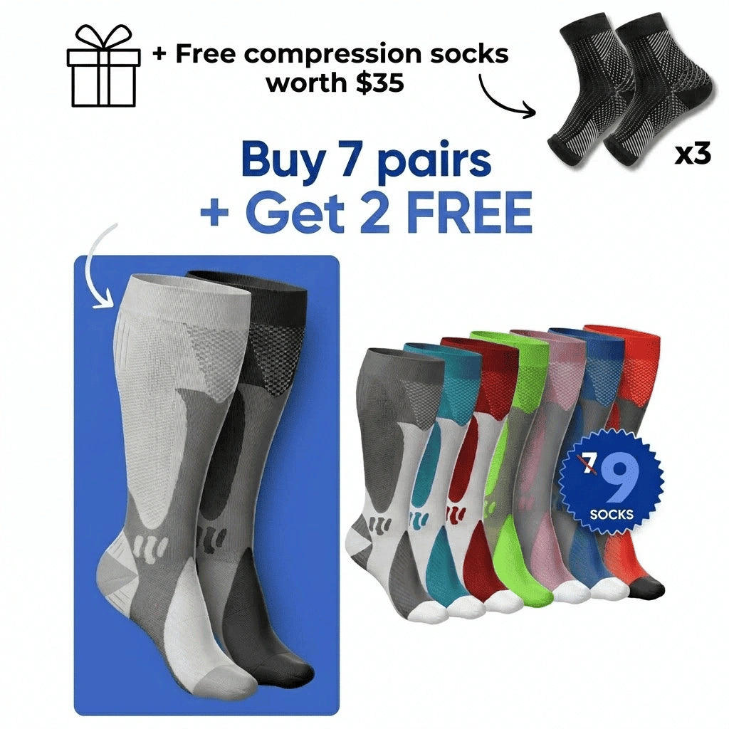 Compression Socks for Leg & Foot Relief