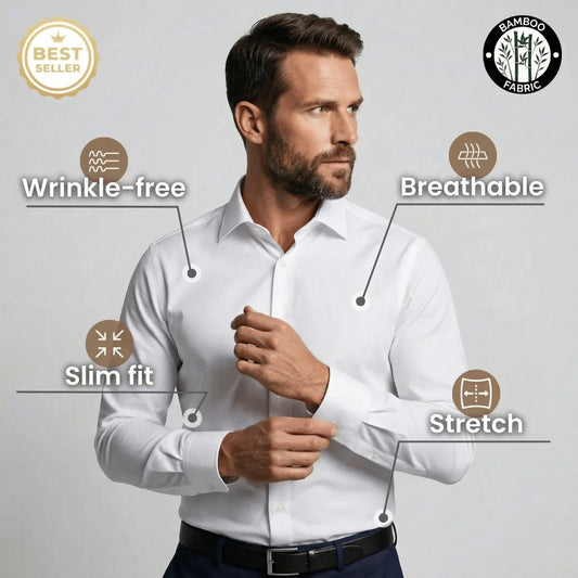 Slim-Fit Wrinkle-Free Shirt