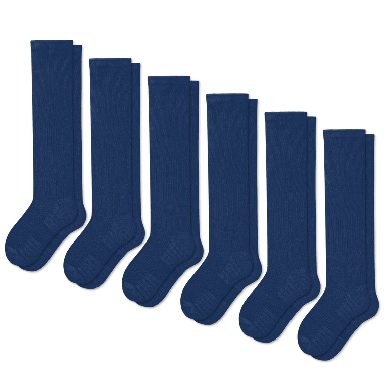 Navy Blue Compression Socks