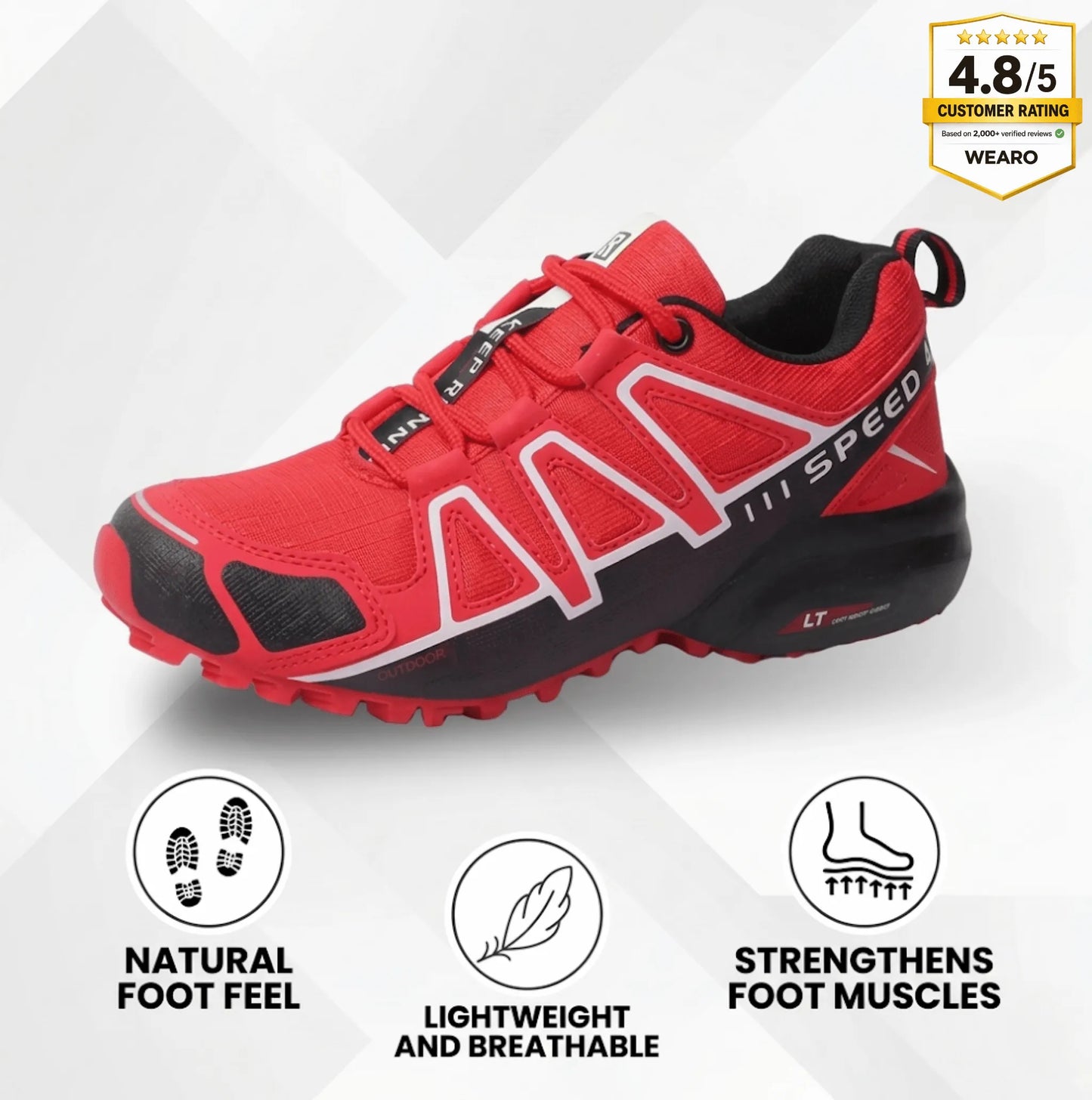 OrthoTrekking - Ergonomic Pain-Relief Trekking & Hiking Shoe