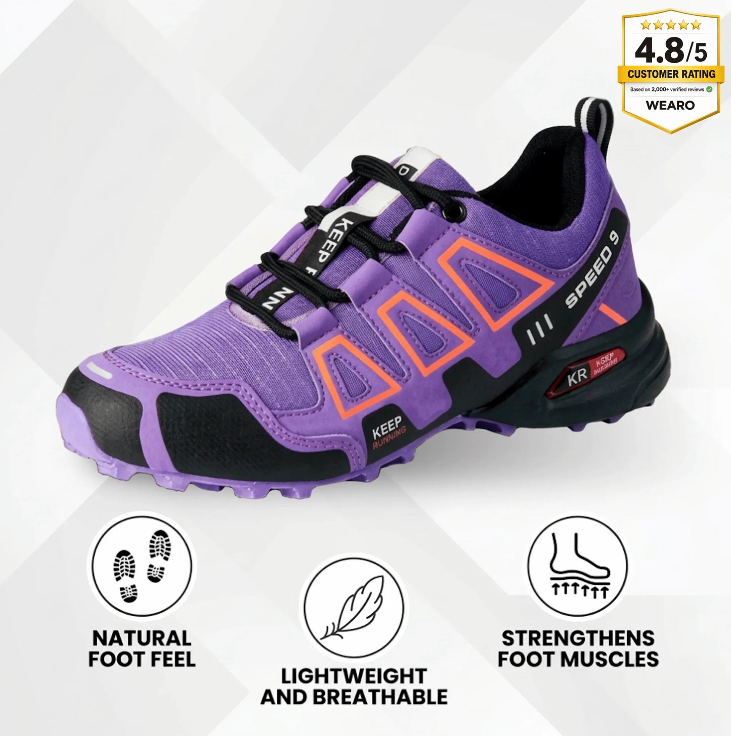 OrthoTrekking - Ergonomic Pain-Relief Trekking & Hiking Shoe