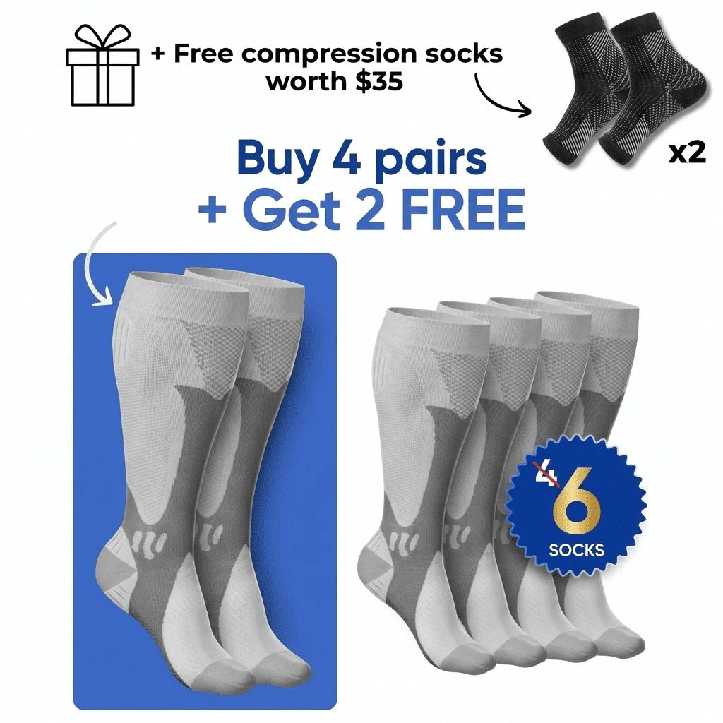 Compression Socks for Leg & Foot Relief