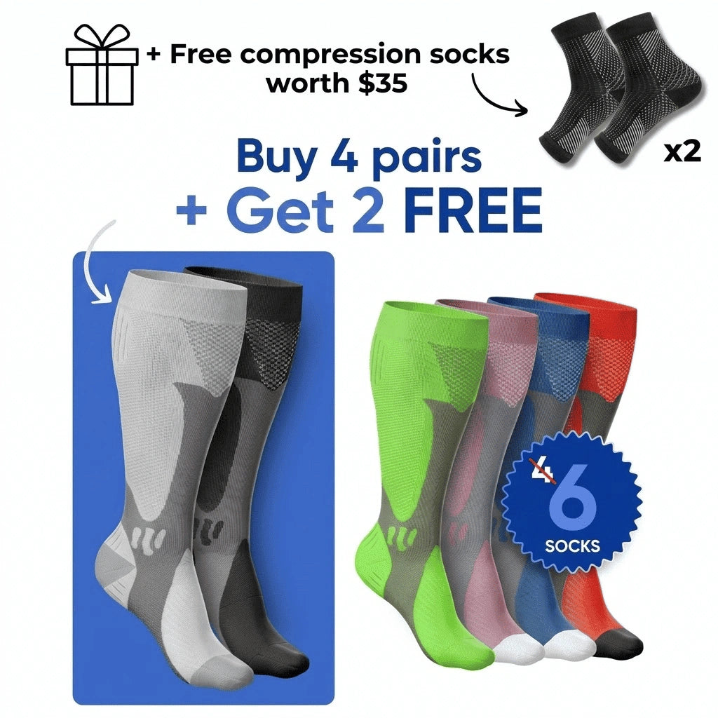 Compression Socks for Leg & Foot Relief