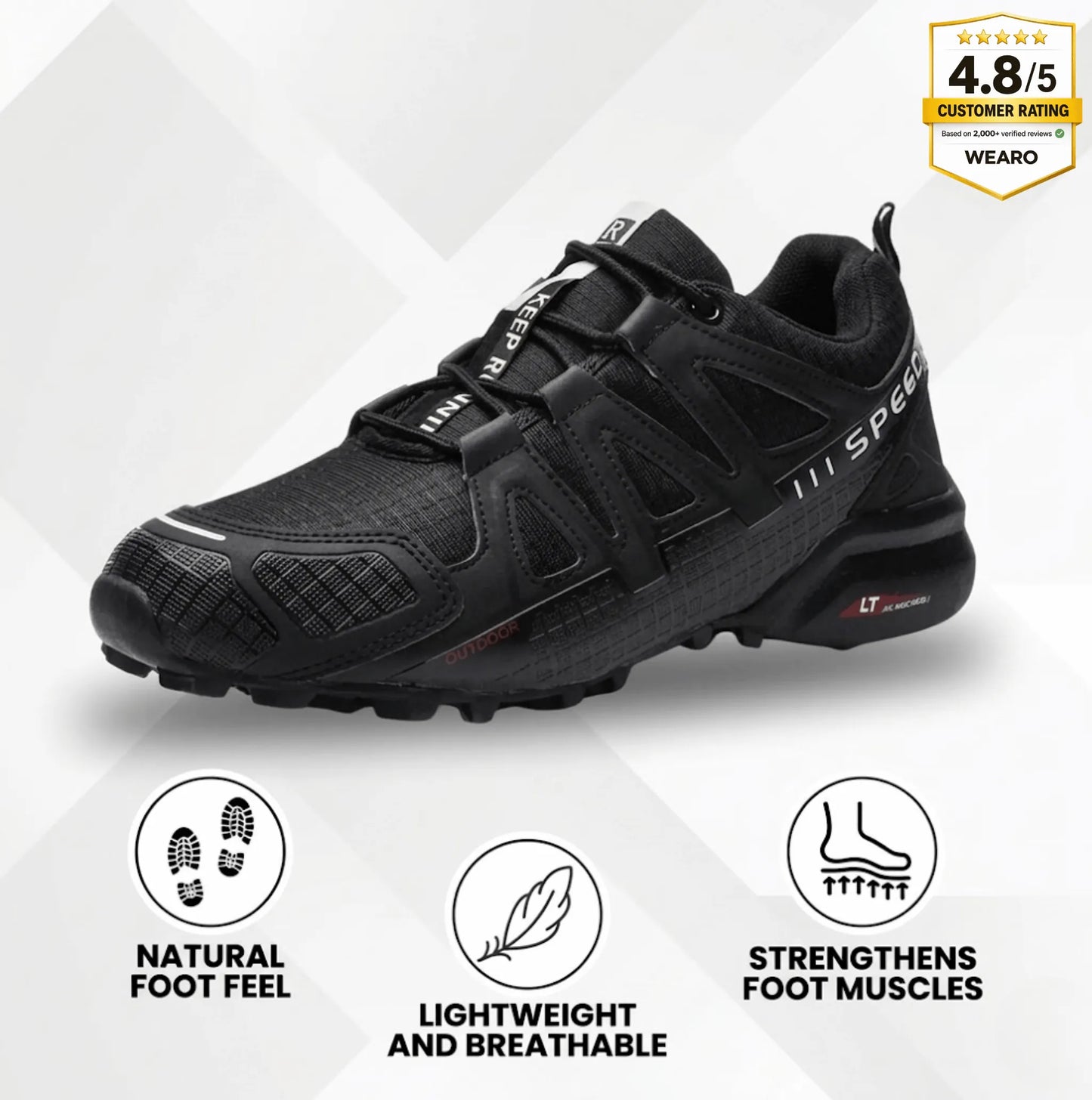 OrthoTrekking - Ergonomic Pain-Relief Trekking & Hiking Shoe