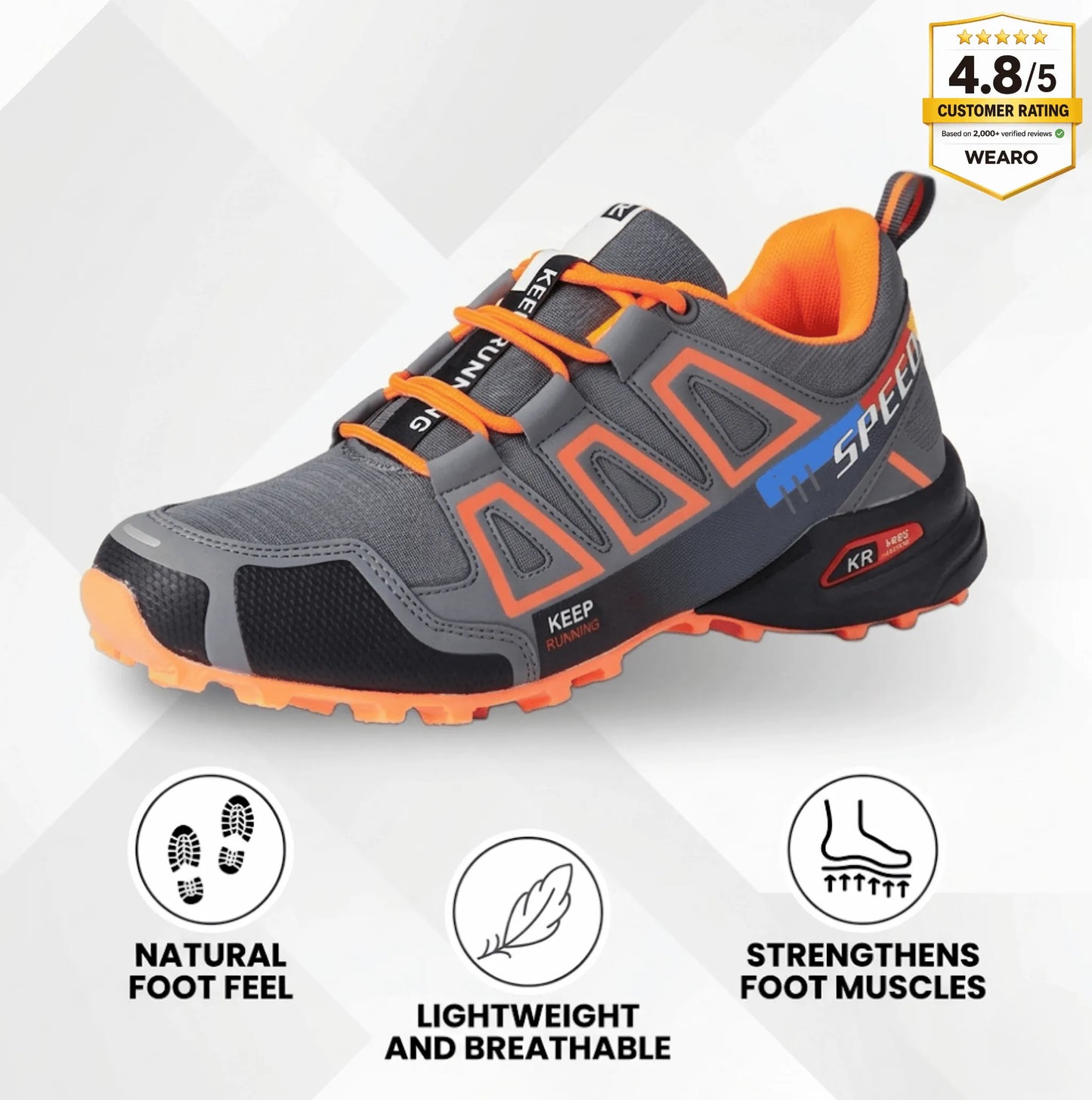 OrthoTrekking - Ergonomic Pain-Relief Trekking & Hiking Shoe