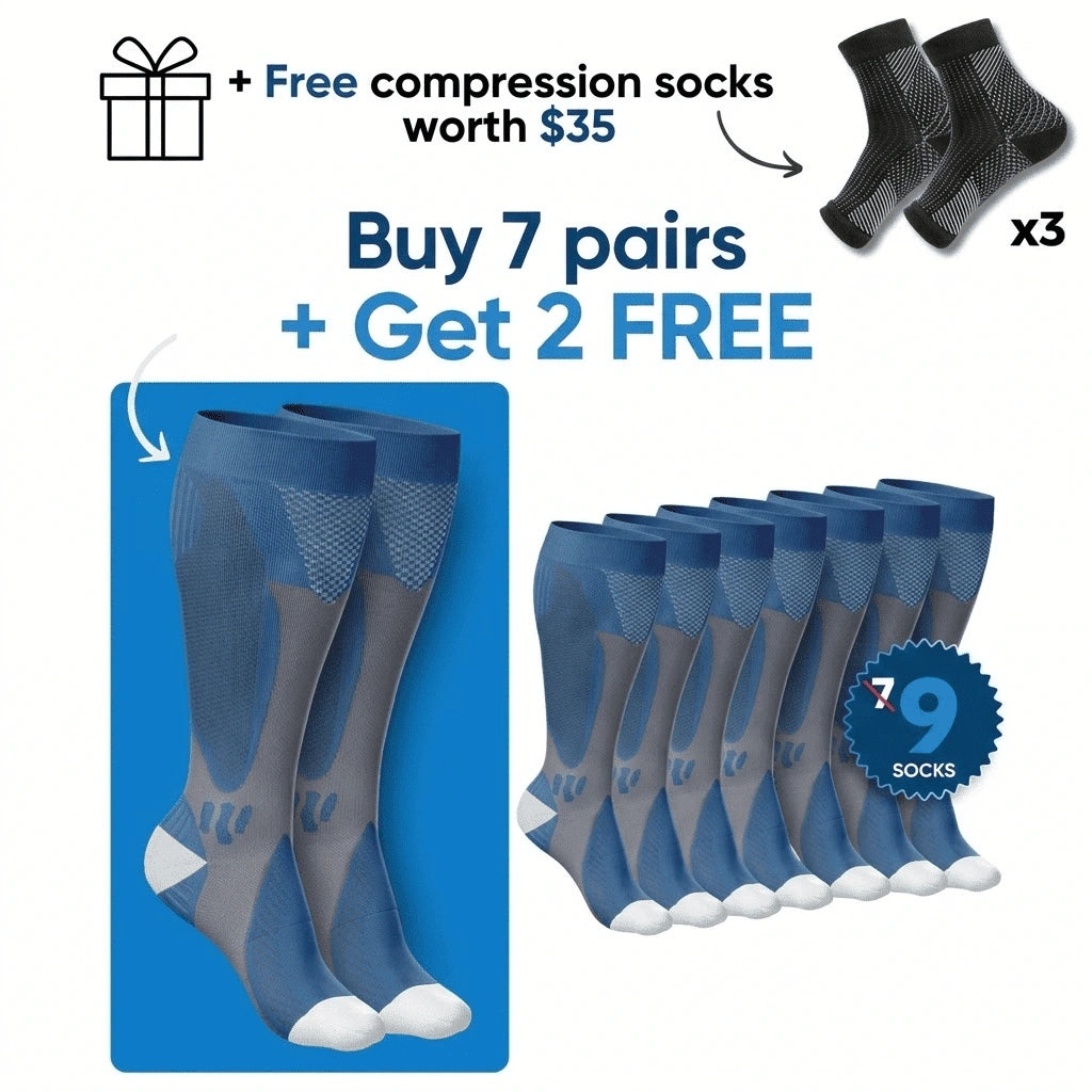 Compression Socks for Leg & Foot Relief