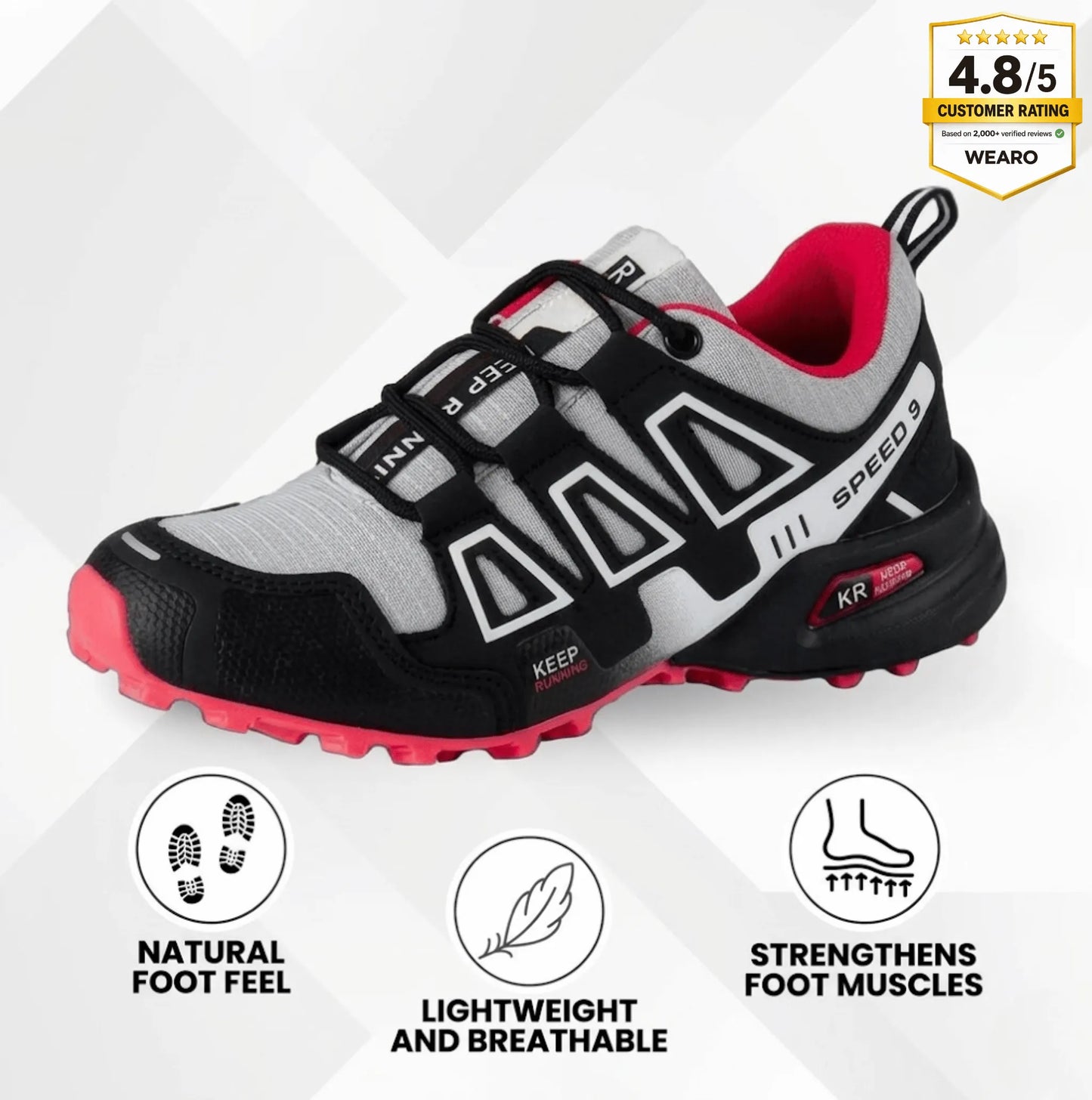 OrthoTrekking - Ergonomic Pain-Relief Trekking & Hiking Shoe