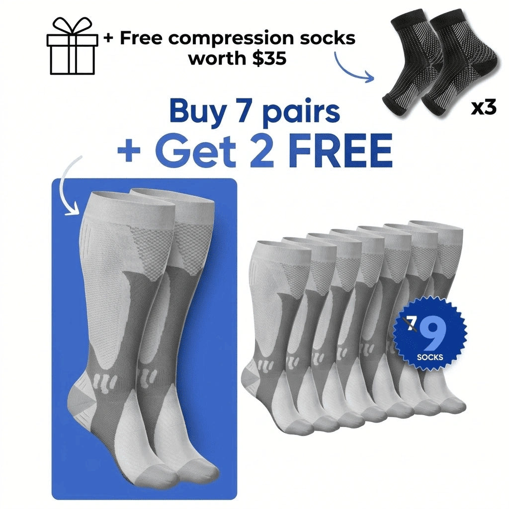 Compression Socks for Leg & Foot Relief