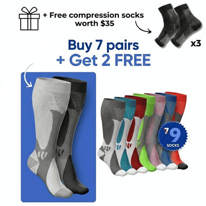Compression Socks for Leg & Foot Relief