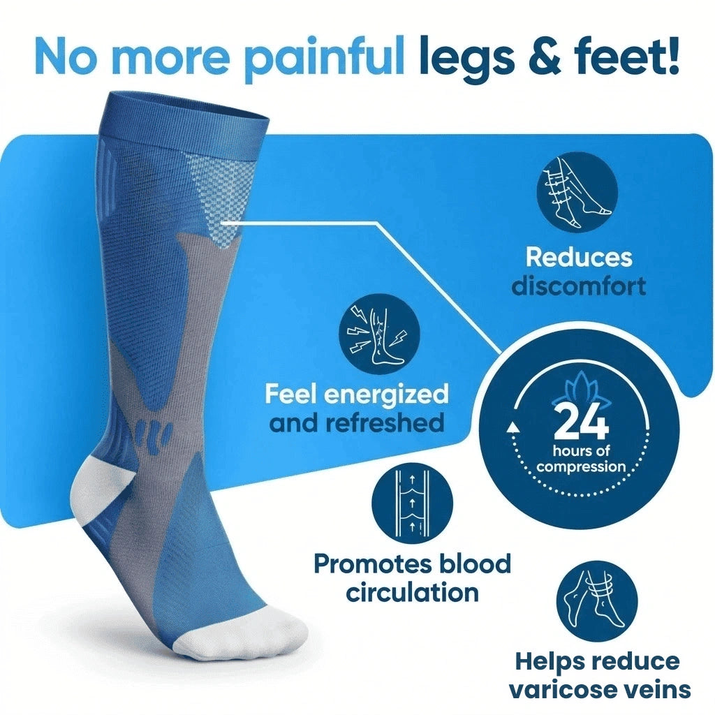 Compression Socks for Leg & Foot Relief
