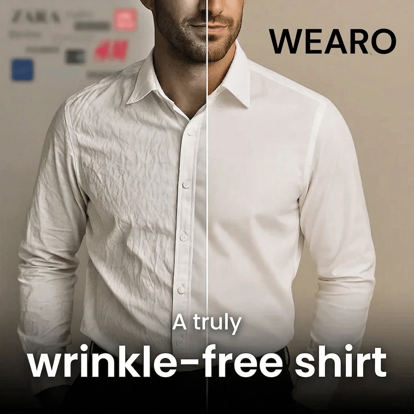 Slim-Fit Wrinkle-Free Shirt