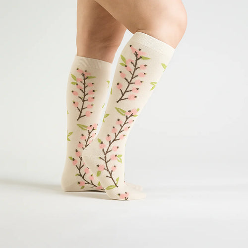 Cherry Blossom Compression Socks