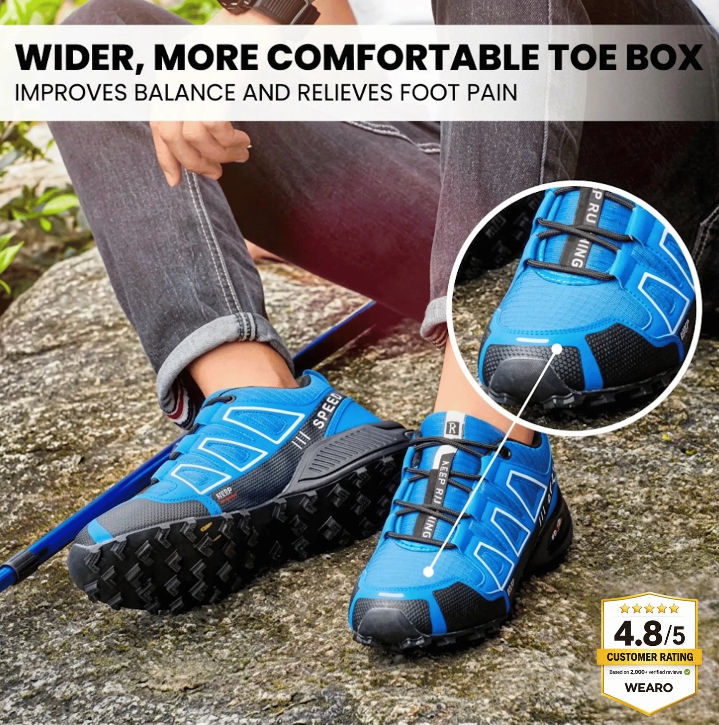 OrthoTrekking - Ergonomic Pain-Relief Trekking & Hiking Shoe