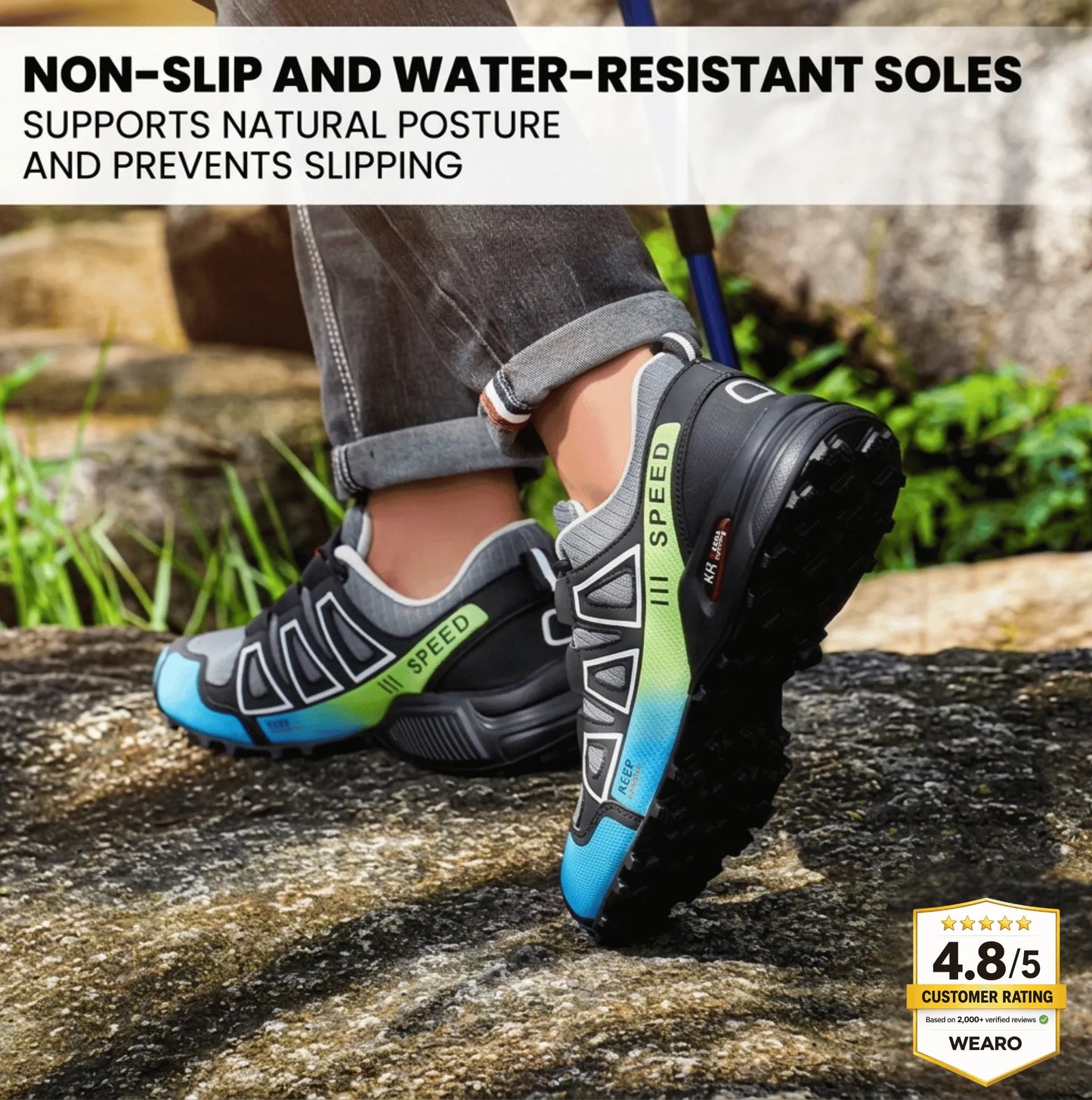 OrthoTrekking - Ergonomic Pain-Relief Trekking & Hiking Shoe