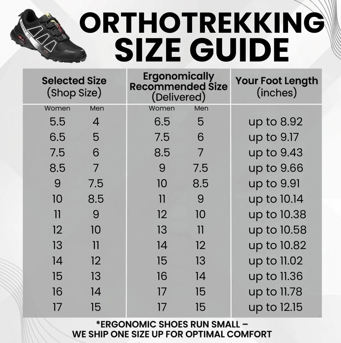 OrthoTrekking - Ergonomic Pain-Relief Trekking & Hiking Shoe
