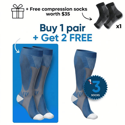 Compression Socks for Leg & Foot Relief