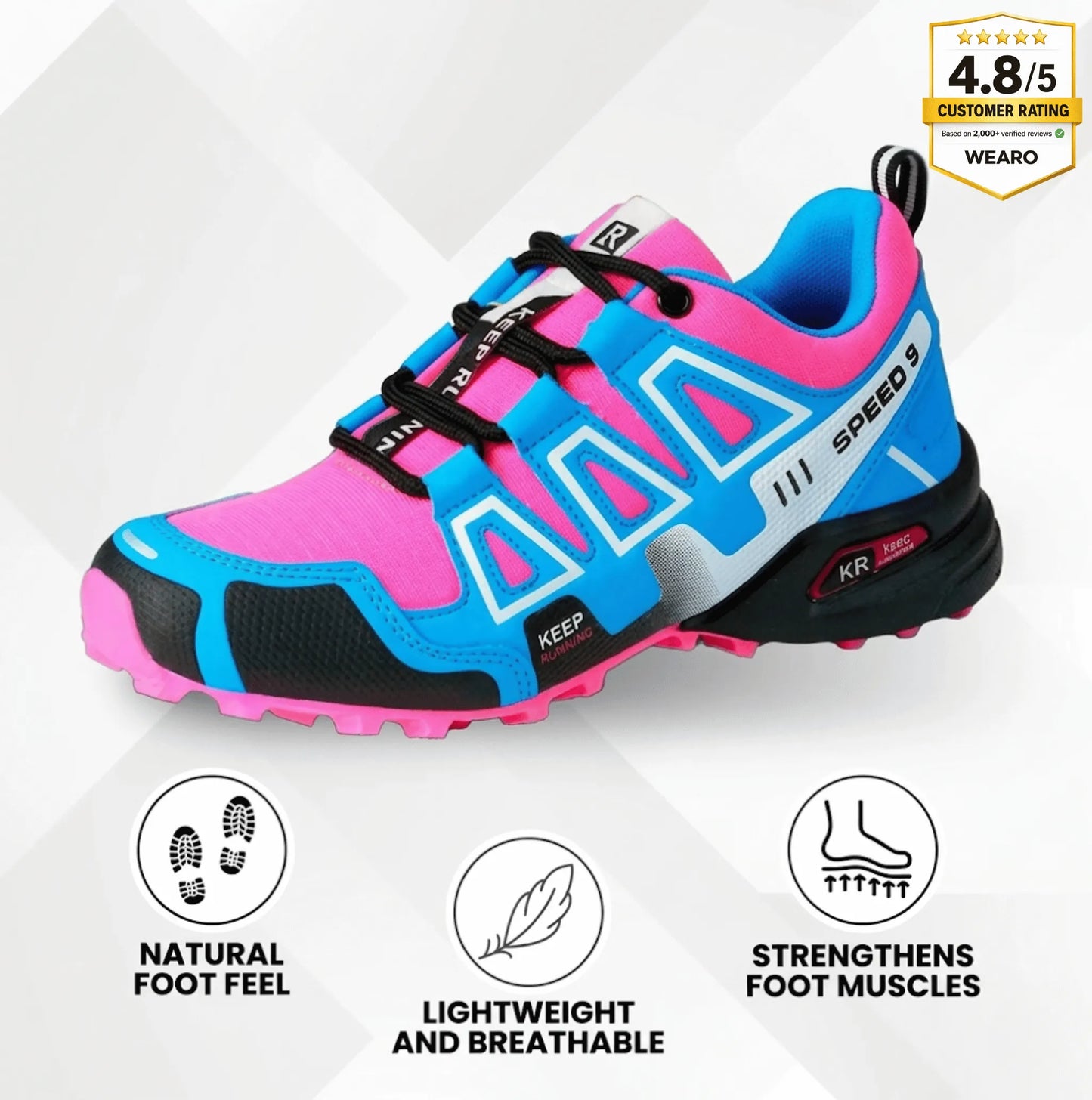 OrthoTrekking - Ergonomic Pain-Relief Trekking & Hiking Shoe