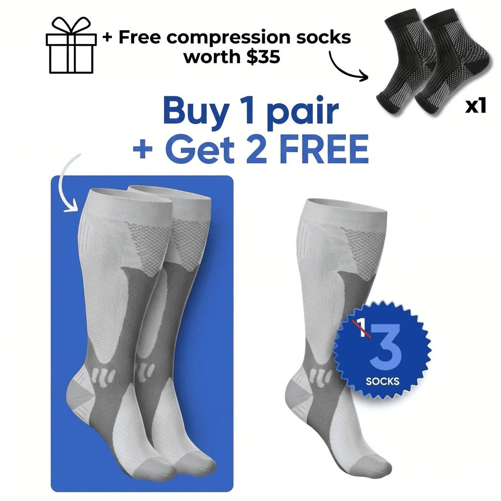 Compression Socks for Leg & Foot Relief